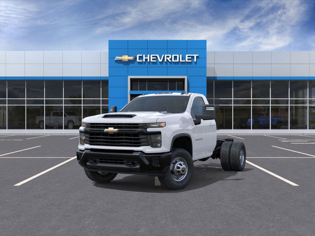 New 2025 White Chevrolet Work Truck image 9