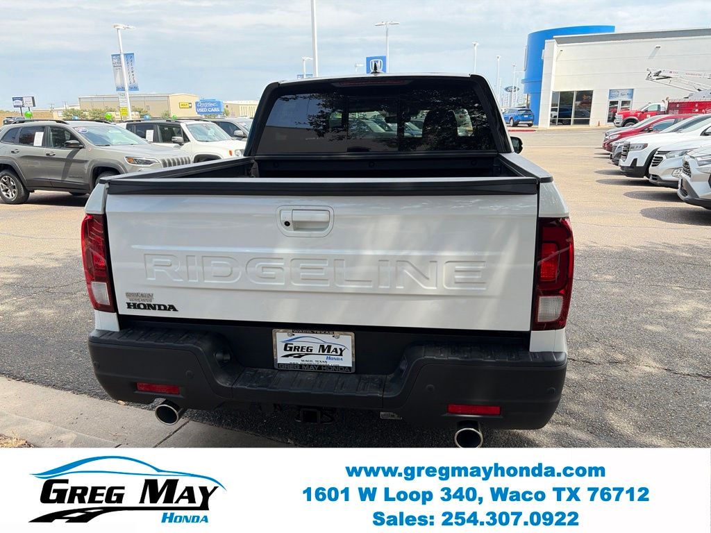 2026 Honda Ridgeline Black Edition White at Greg May Honda