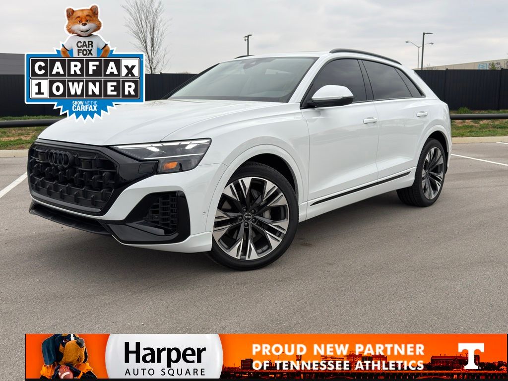 Glacier White Metallic 2025 Audi Q8 quattro Premium Plus 55 TFSI SUV / Crossover All-Wheel Drive 8-Speed Automatic