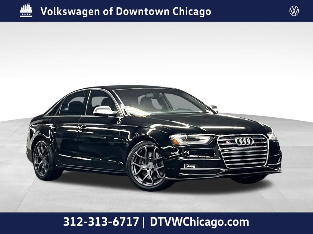 Brilliant Black 2014 Audi S4 Sedan All-Wheel Drive 7-Speed Automatic