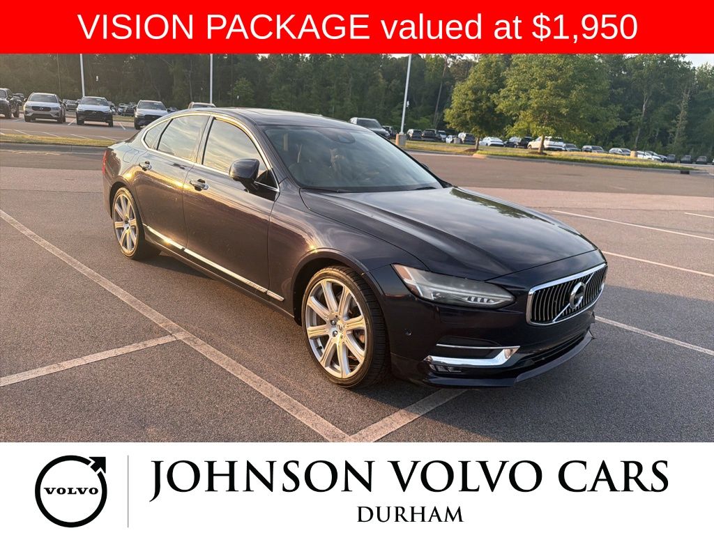 Magic Blue Metallic 2017 Volvo S90 T6 Inscription AWD Sedan All-Wheel Drive Automatic