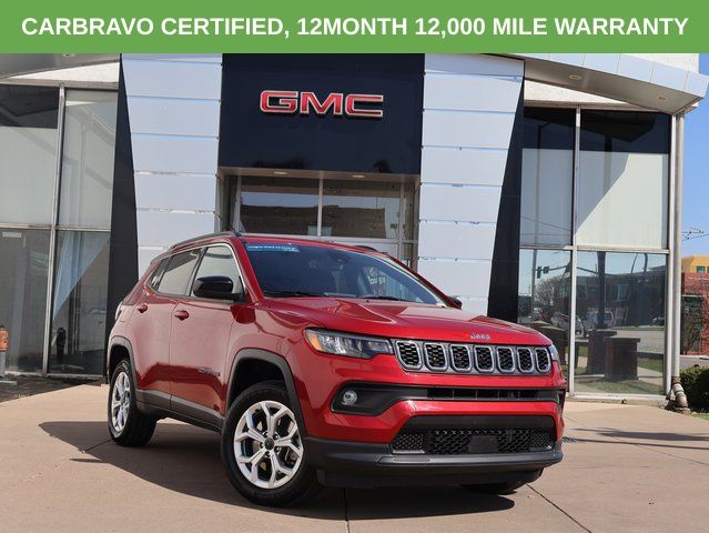 Red Hot Pearlcoat 2025 Jeep Compass Latitude 4WD SUV / Crossover Four-Wheel Drive 8-Speed Automatic