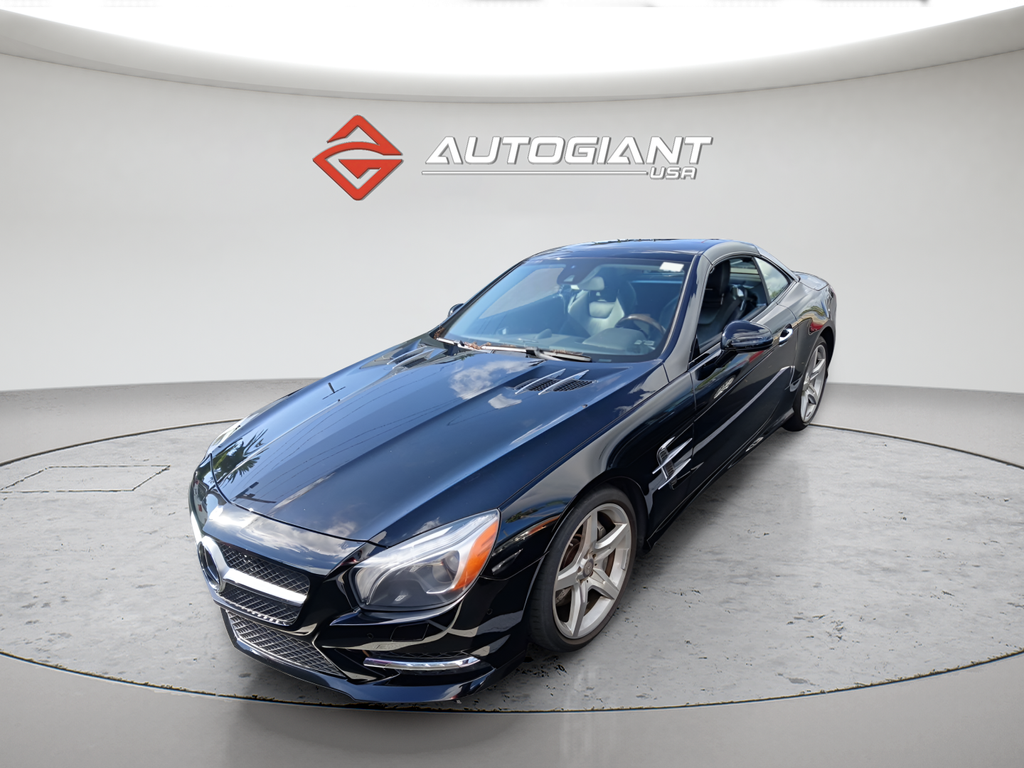 Black 2014 Mercedes-Benz SL-Class Convertible Rear-Wheel Drive 7-Speed Automatic