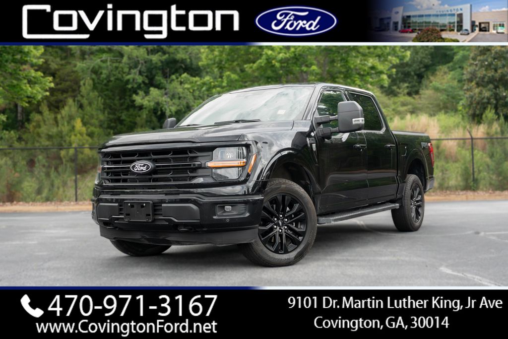 Agate Black Metallic 2025 Ford F-150 Pickup Truck Four-Wheel Drive Automatic