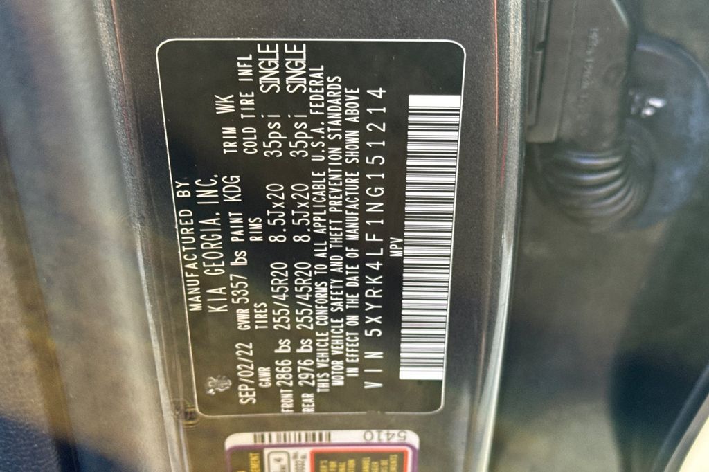 used 2022 Kia Sorento car, priced at $29,914