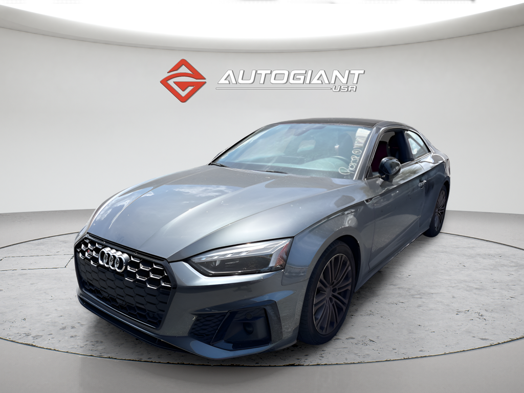 Gray 2020 Audi S5 Coupe All-Wheel Drive 8-Speed Automatic