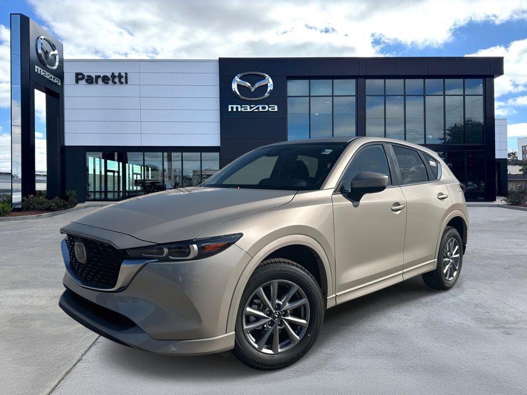 Gray (Platinum Quartz Metallic) 2025 Mazda CX-5 2.5 S Select AWD SUV / Crossover All-Wheel Drive 6-Speed Automatic