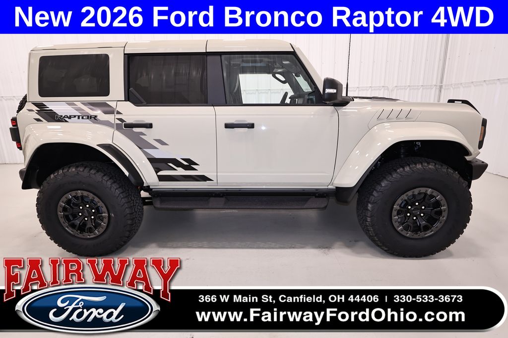 Desert Sand 2026 Ford Bronco Raptor SUV / Crossover Four-Wheel Drive Automatic