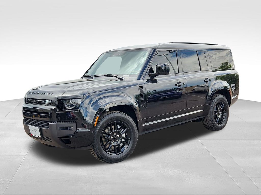 Santorini Black Metallic 2026 Land Rover Defender 130 P400 X-Dynamic SE AWD SUV / Crossover All-Wheel Drive 8-Speed Automatic