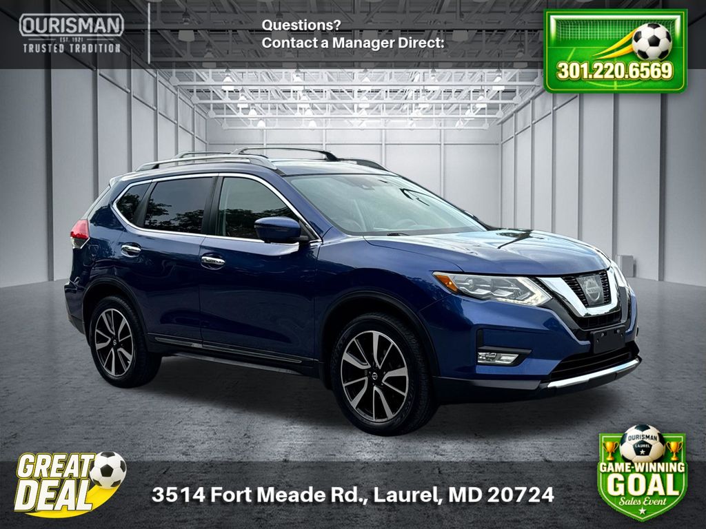 Caspian Blue 2017 Nissan Rogue SUV / Crossover All-Wheel Drive Continuously Variable Transmission