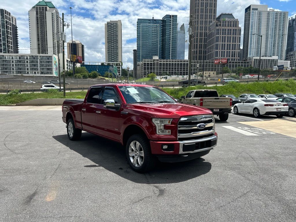 Ruby Red Metallic 2015 Ford F-150 Pickup Truck Four-Wheel Drive 6-Speed Automatic