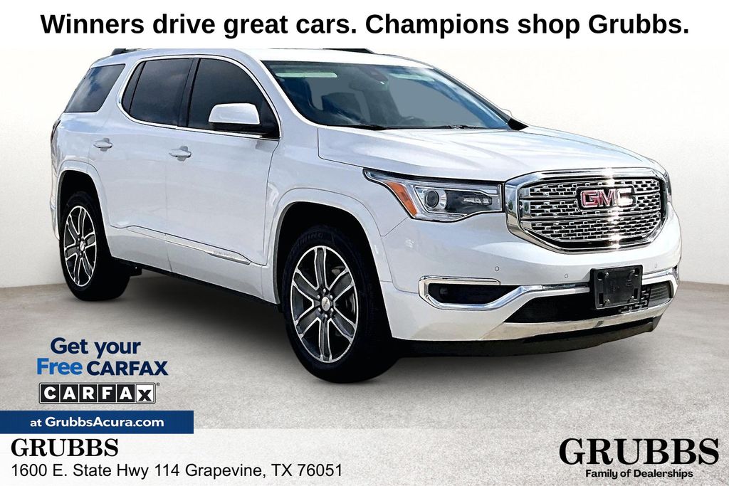 White Frost Tricoat 2017 GMC Acadia Denali AWD SUV / Crossover Four-Wheel Drive 6-Speed Automatic
