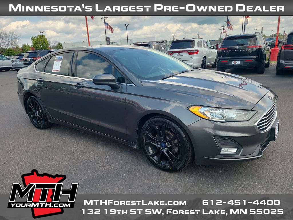 Gray (Magnetic Metallic) 2019 Ford Fusion Sedan Front-Wheel Drive 6-Speed Automatic