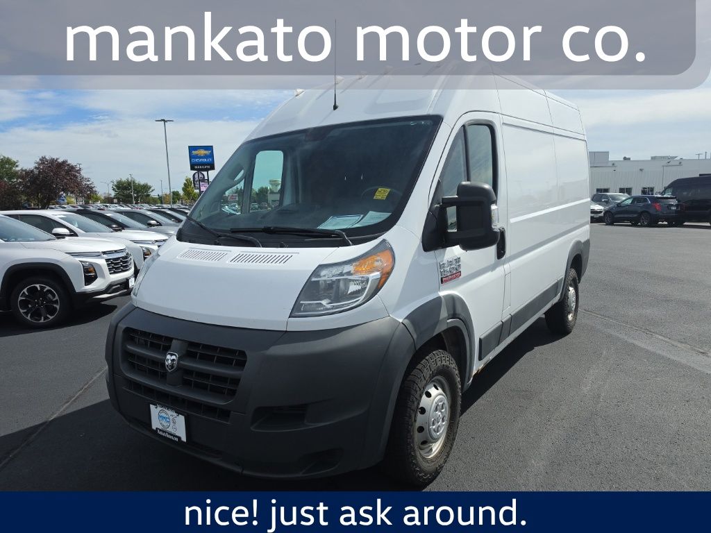 Bright White Clearcoat 2018 RAM ProMaster Van Front-Wheel Drive 6-Speed Automatic