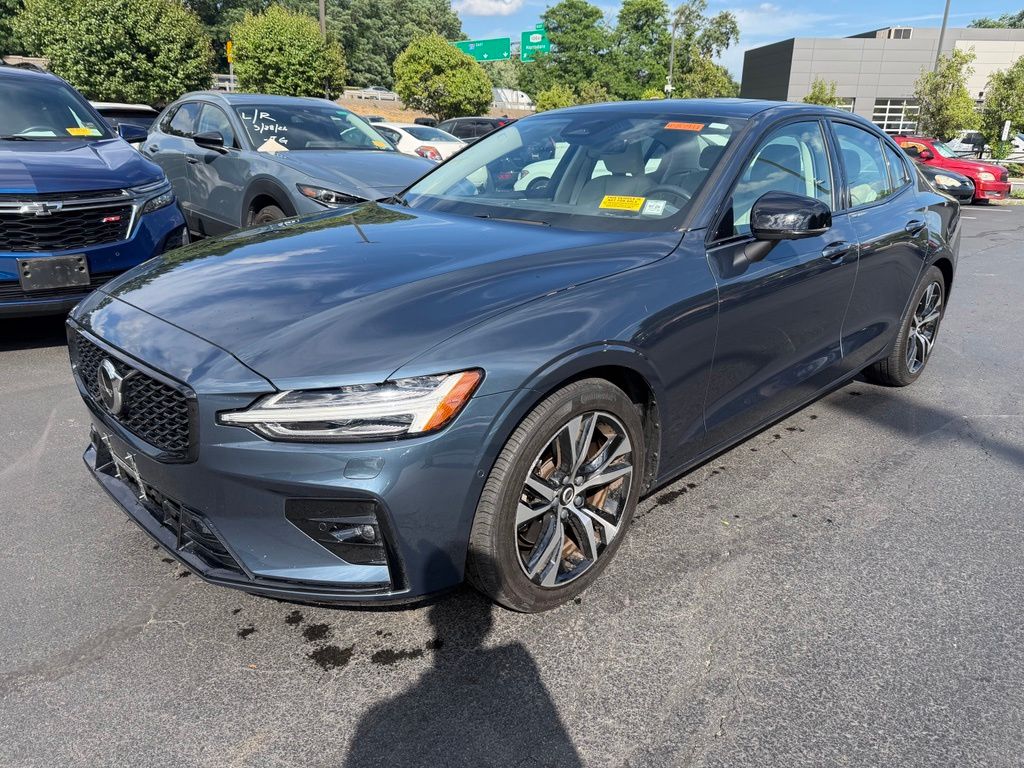 Denim Blue Metallic 2024 Volvo S60 Sedan All-Wheel Drive Automatic