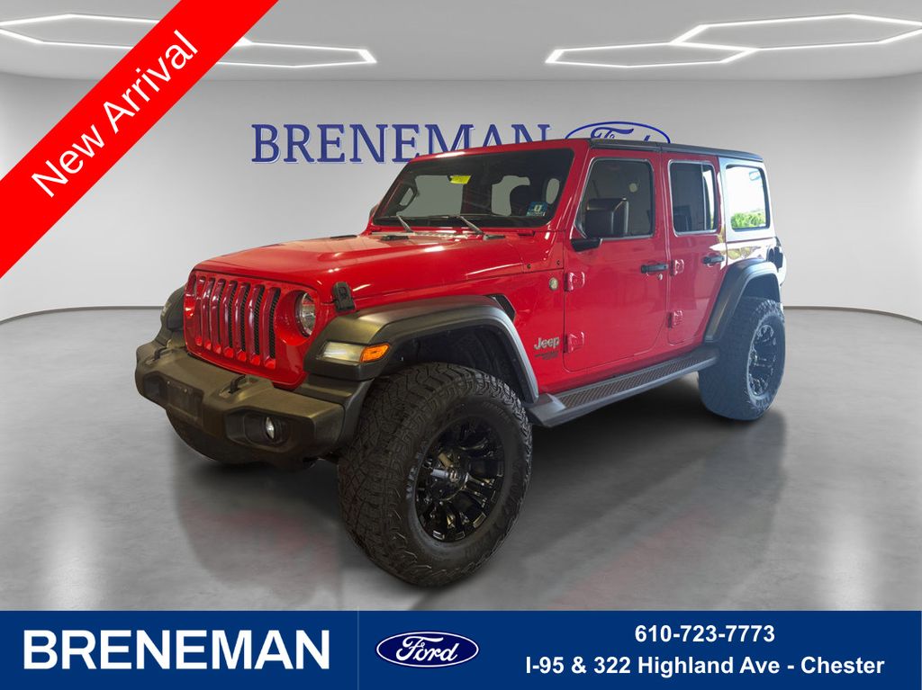 Firecracker Red Clearcoat 2018 Jeep Wrangler SUV / Crossover Four-Wheel Drive 8-Speed Automatic