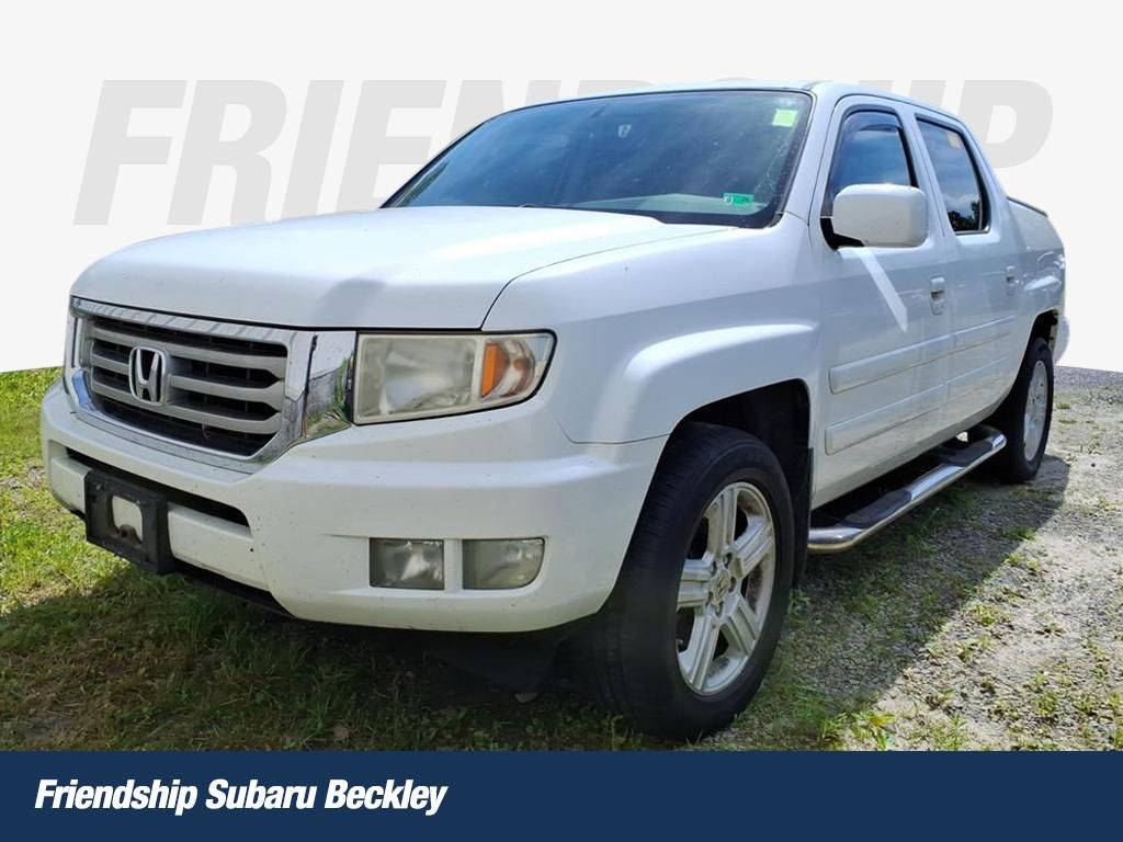 Taffeta White 2014 Honda Ridgeline RTL Pickup Truck Four-Wheel Drive 5-Speed Automatic