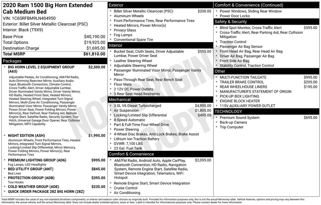 Used 2020 Ram 1500 Truck