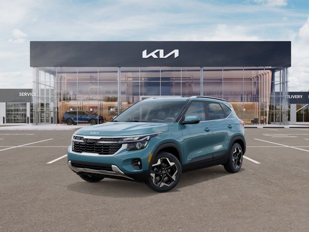 Blue 2026 Kia Seltos SUV / Crossover Front-Wheel Drive Continuously Variable Transmission