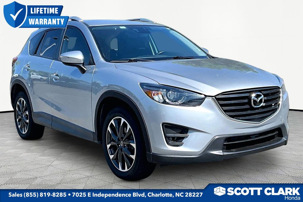 Sonic Silver Metallic 2016 Mazda CX-5 Grand Touring SUV / Crossover Front-Wheel Drive 6-Speed Automatic