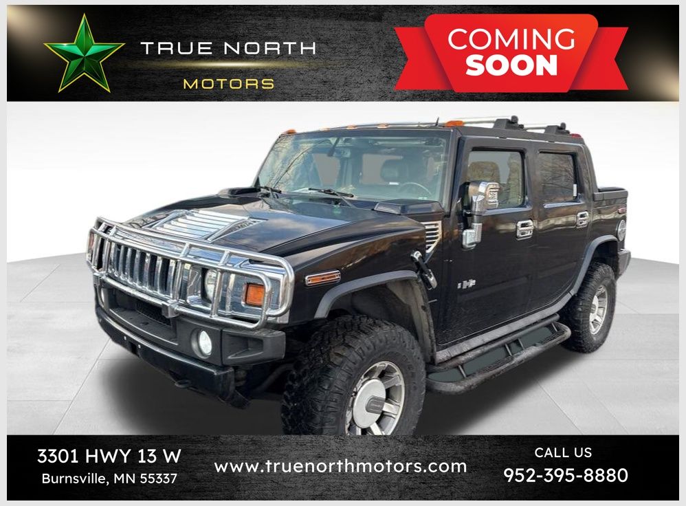 Black 2008 Hummer H2 SUT Base SUV / Crossover Four-Wheel Drive 6-Speed Automatic Overdrive