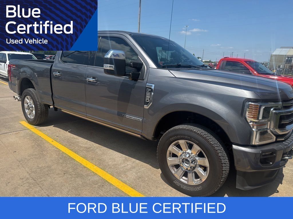 2021 Ford F-250SD Platinum Gray at North Houston Mitsubishi
