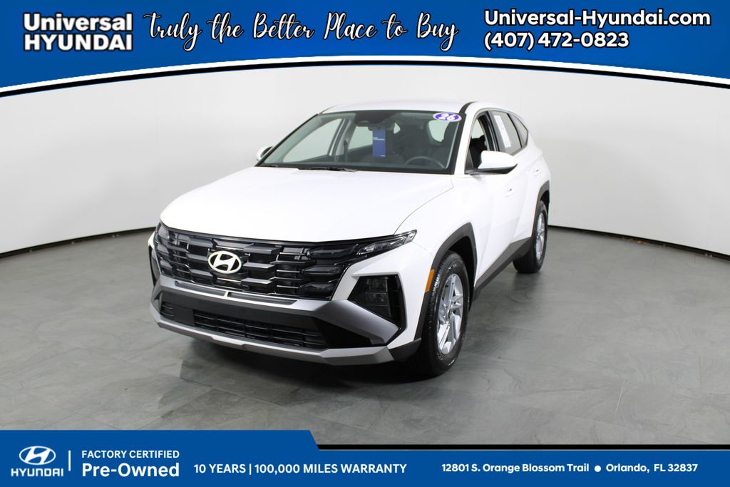Serenity White Pearl 2026 Hyundai Tucson SUV / Crossover Front-Wheel Drive 8-Speed Automatic