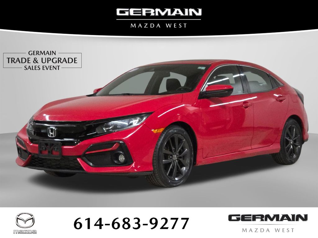 Rallye Red 2020 Honda Civic Hatchback EX FWD Hatchback Front-Wheel Drive Continuously Variable Transmission