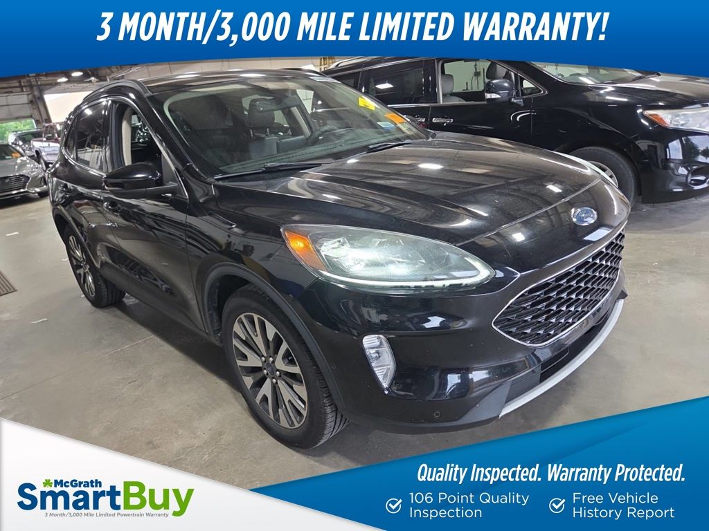 Black Metallic 2020 Ford Escape SUV / Crossover All-Wheel Drive 8-Speed Automatic