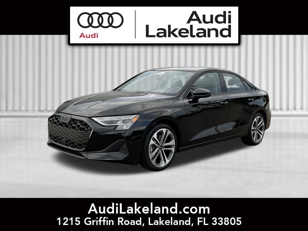 Brilliant Black 2026 Audi A3 Sedan All-Wheel Drive 7-Speed Automatic