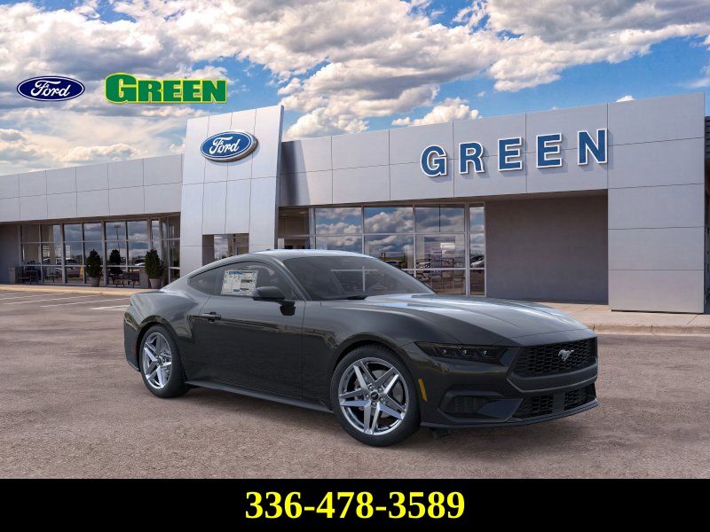 Shadow Black 2026 Ford Mustang Coupe Rear-Wheel Drive Automatic