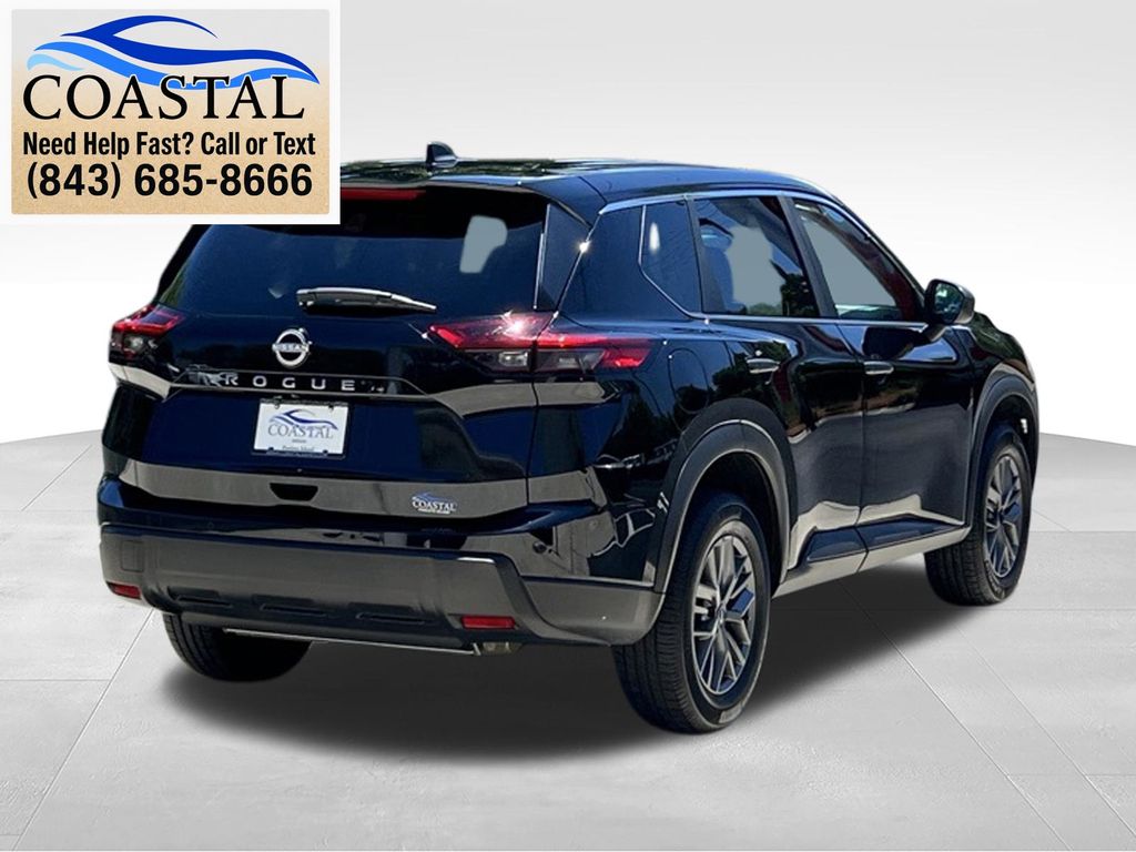 2024 Nissan Rogue S Black at Coastal Chevrolet Cadillac