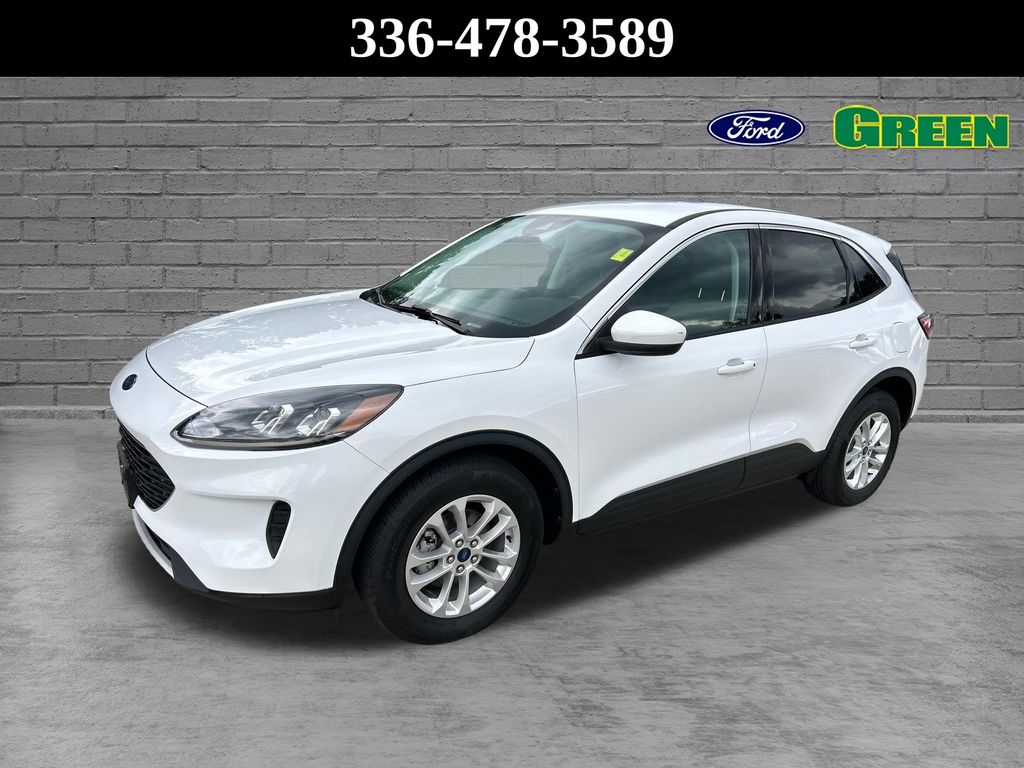 Oxford White 2021 Ford Escape Hybrid SUV / Crossover All-Wheel Drive Continuously Variable Transmission