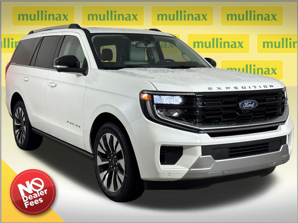 Star White Metallic Tri-Coat 2026 Ford Expedition Platinum 4WD SUV / Crossover Four-Wheel Drive Automatic