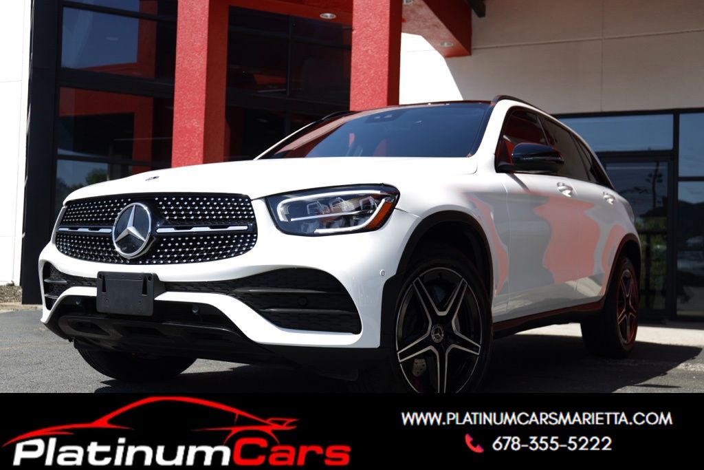White 2022 Mercedes-Benz GLC 300 SUV RWD SUV / Crossover Rear-Wheel Drive 9-Speed Automatic