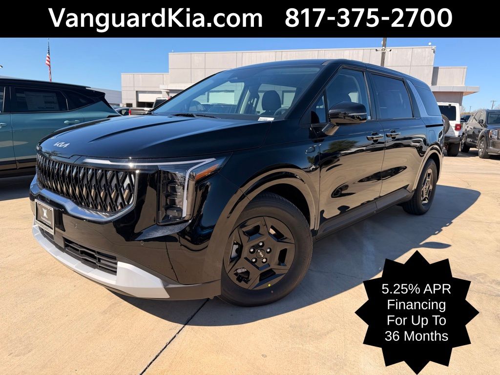 Aurora Black Pearl 2026 Kia Carnival LXS FWD Minivan Front-Wheel Drive 8-Speed Automatic