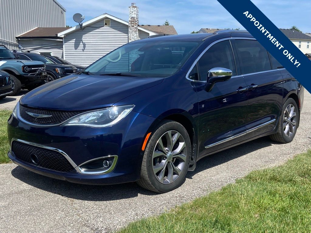 Jazz Blue Pearlcoat 2019 Chrysler Pacifica Limited FWD Minivan Front-Wheel Drive 9-Speed Automatic