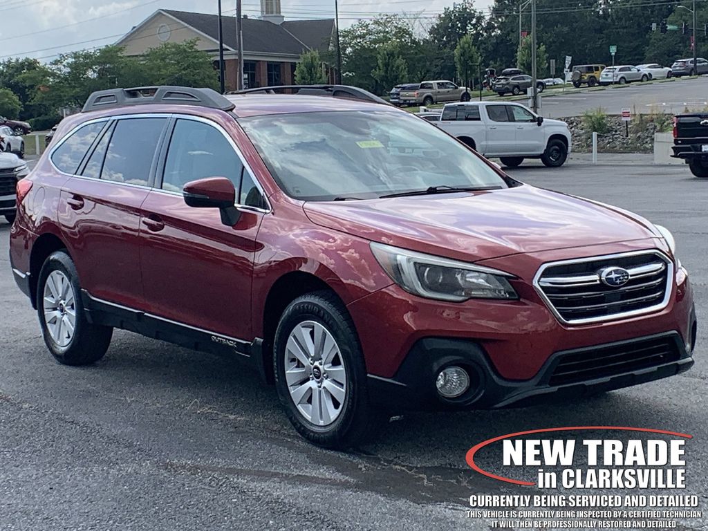 Crimson Red Pearl 2018 Subaru Outback Wagon All-Wheel Drive Continuously Variable Transmission
