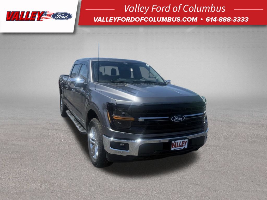 Gray Metallic 2025 Ford F-150 Pickup Truck Four-Wheel Drive Automatic