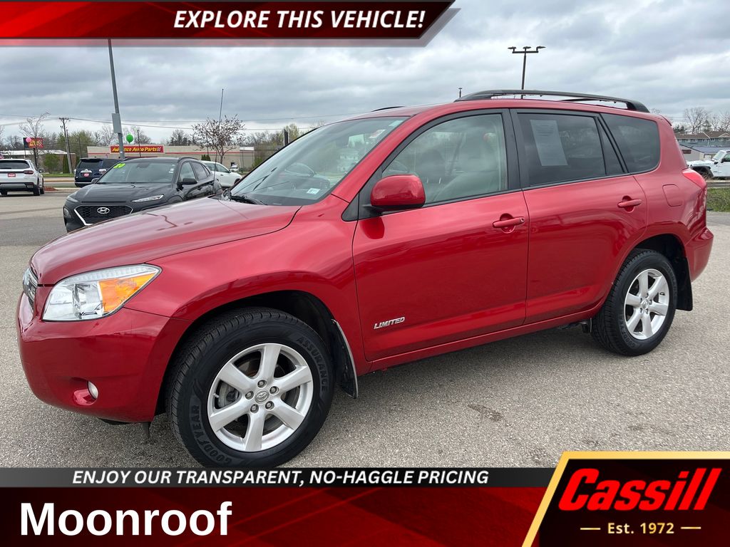 Barcelona Red Metallic 2008 Toyota RAV4 Limited V6 AWD SUV / Crossover Four-Wheel Drive 5-Speed Automatic Overdrive