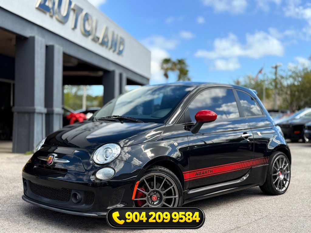 Nero (Black) 2012 FIAT 500 Abarth Hatchback Front-Wheel Drive 5-Speed Manual