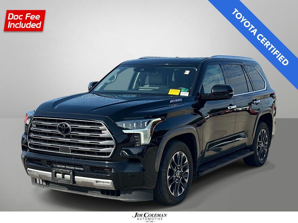 Midnight Black Metallic 2024 Toyota Sequoia SUV / Crossover Four-Wheel Drive Automatic