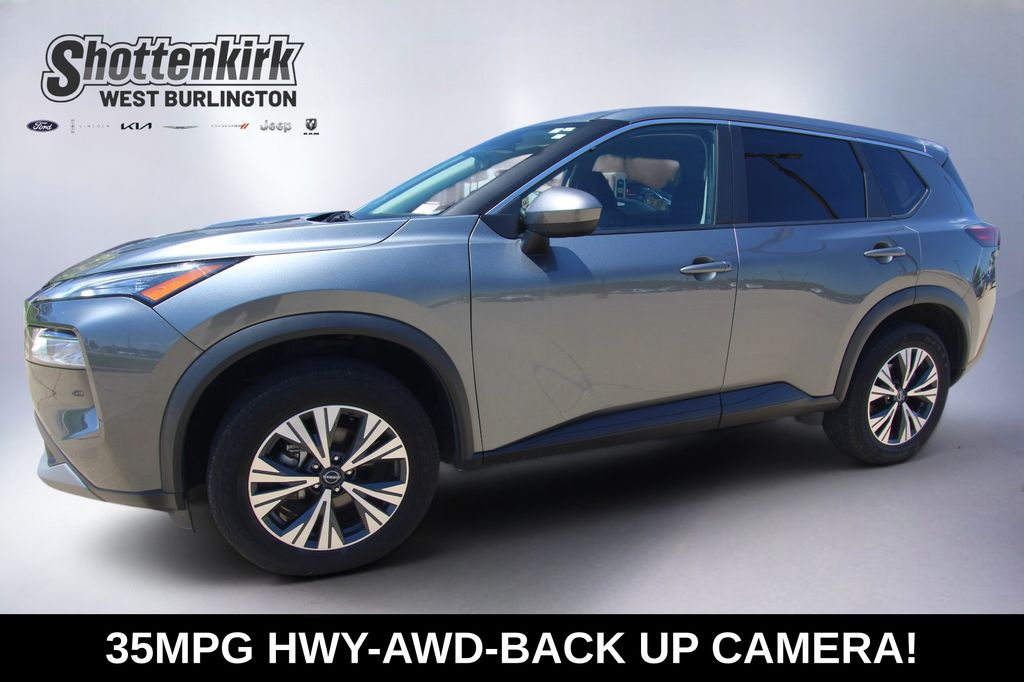 Gray (Gun Metallic) 2023 Nissan Rogue SUV / Crossover All-Wheel Drive Continuously Variable Transmission