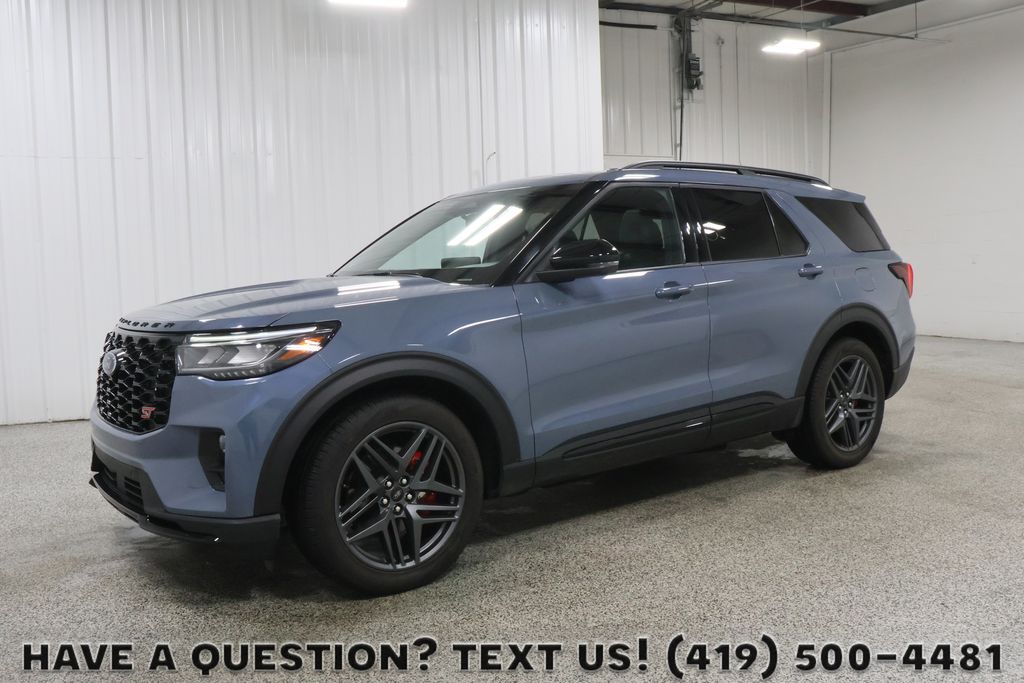 Vapor Blue Metallic 2025 Ford Explorer ST AWD SUV / Crossover All-Wheel Drive Automatic