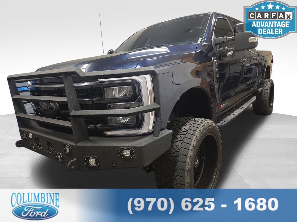 Blue Metallic 2023 Ford F-350 Super Duty Pickup Truck Four-Wheel Drive Automatic