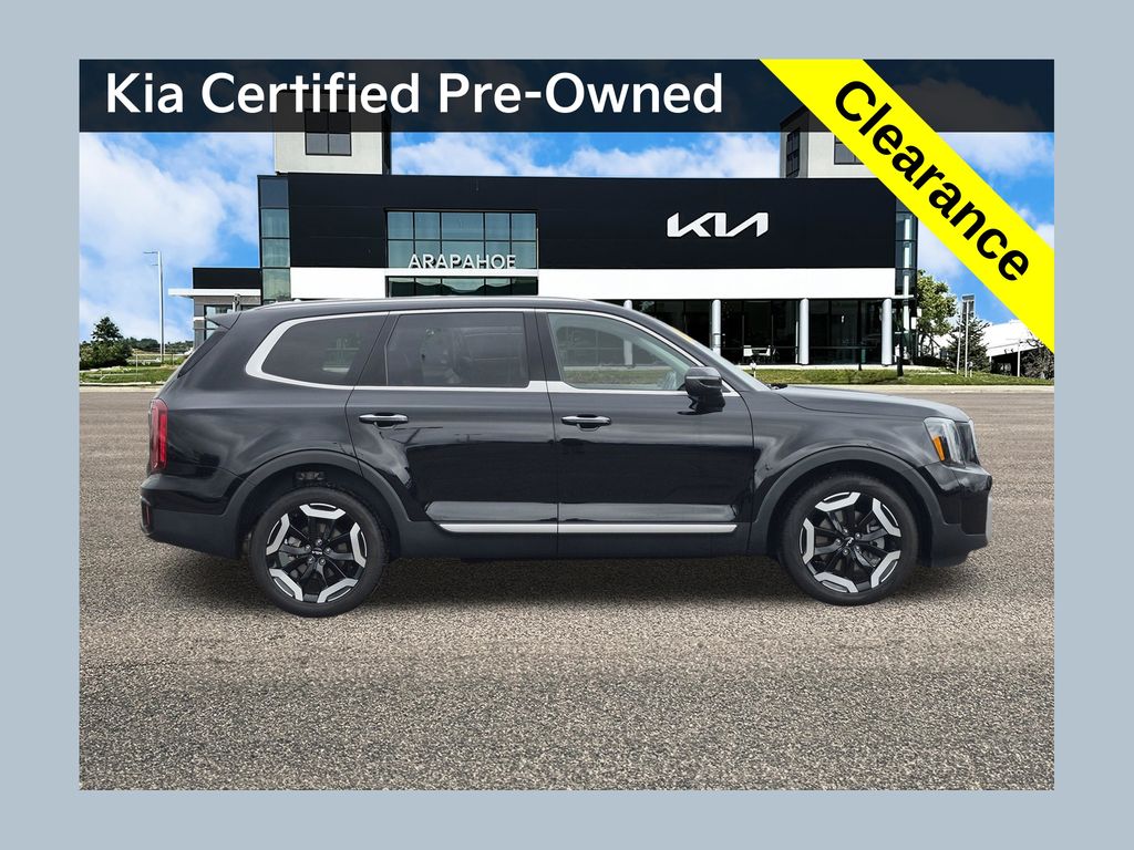 Ebony Black 2024 Kia Telluride S AWD SUV / Crossover All-Wheel Drive 8-Speed Automatic