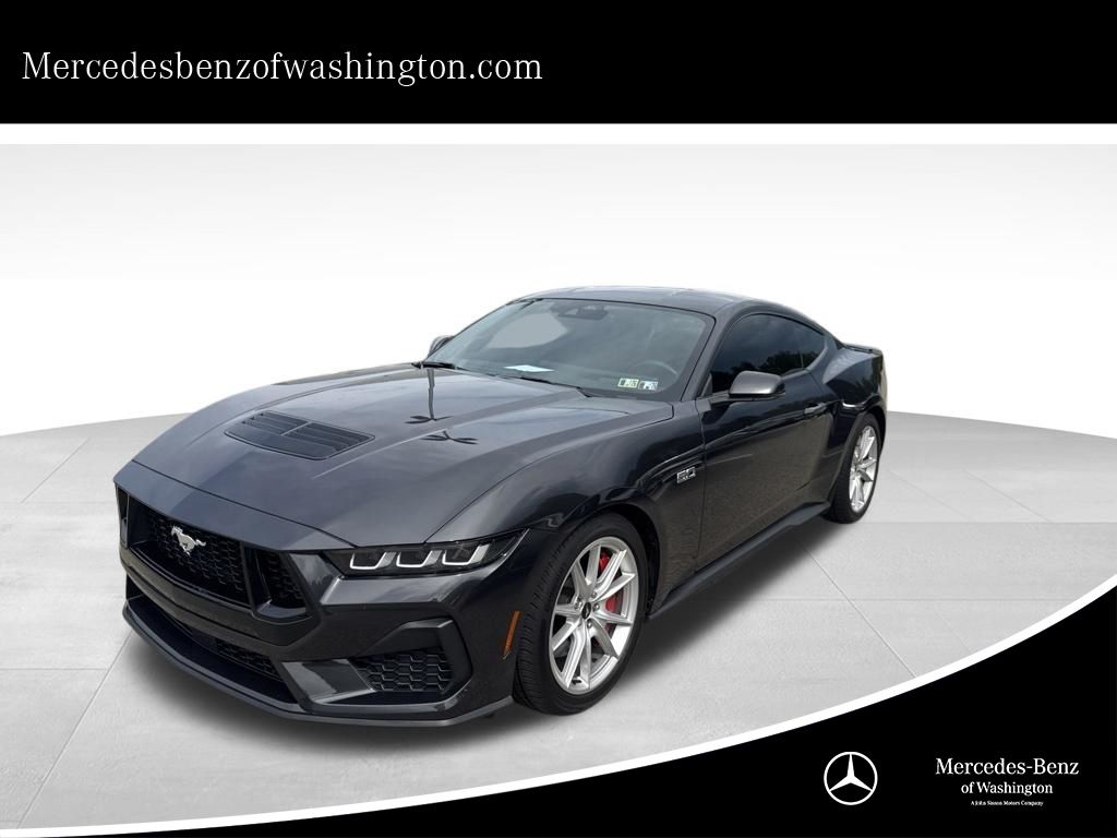 Gray Metallic 2024 Ford Mustang Coupe Rear-Wheel Drive Automatic