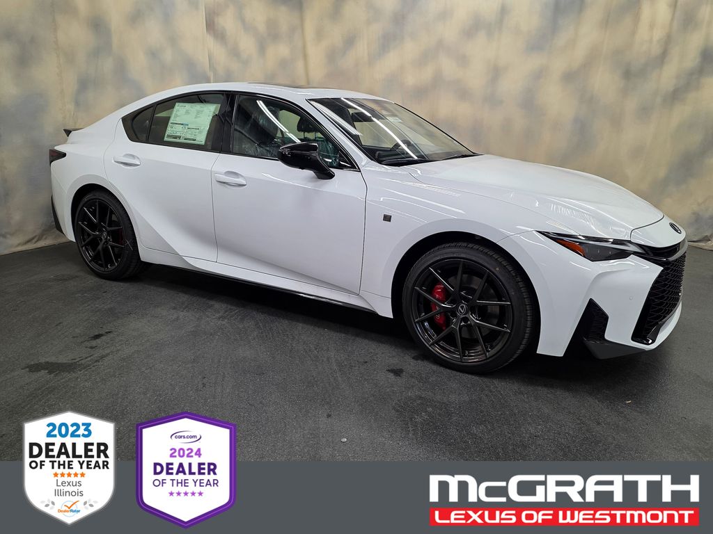 Ultra White 2026 Lexus IS 350 F Sport AWD Sedan All-Wheel Drive 6-Speed Automatic