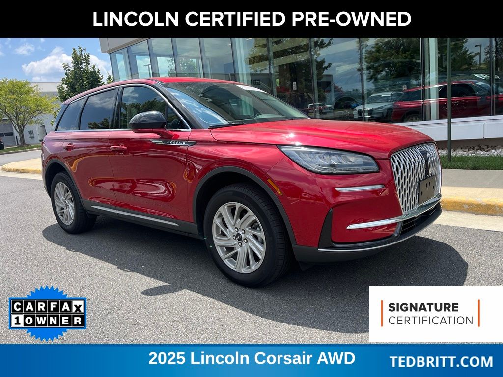Red 2025 Lincoln Corsair SUV / Crossover All-Wheel Drive 8-Speed Automatic