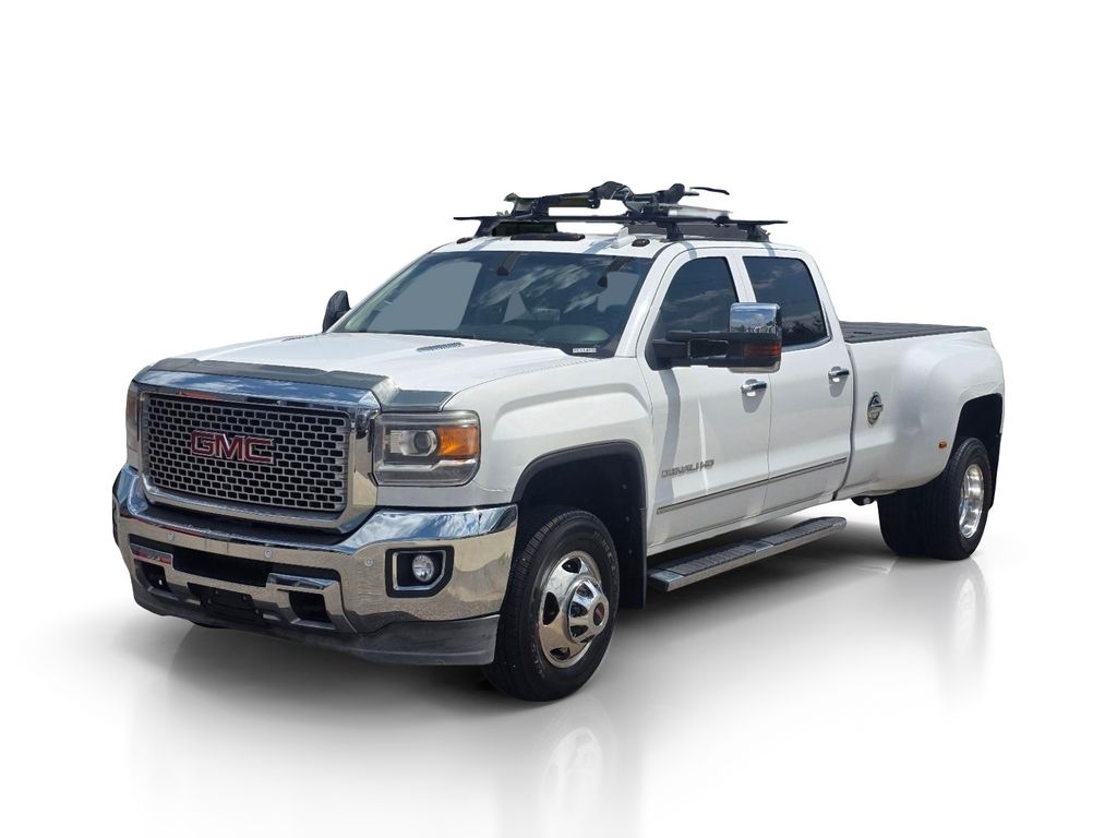 Summit White 2015 GMC Sierra 3500HD Pickup Truck Four-Wheel Drive 6-Speed Automatic
